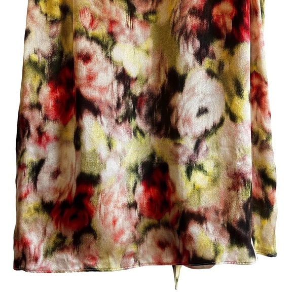 Saba silk tie front delicate sleeveless floral print blouse excellent condition - Picture 8 of 10